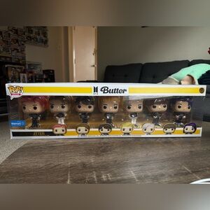 Funko Pop! Rocks: BTS - Butter - 7pk Collectible Set (Walmart Exclusive)